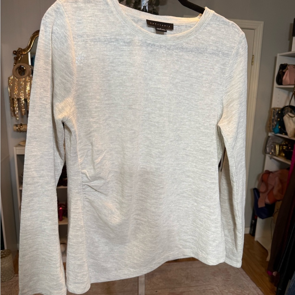 Sanctuary Light Gray Long Sleeve Top